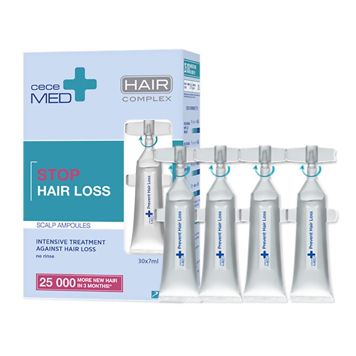 CeCe MED Stop Hair Loss - Ampoules سي سي ميد - أمبولات لفروة الرأس لعلاج تساقط الشعر 30 × 7 مل