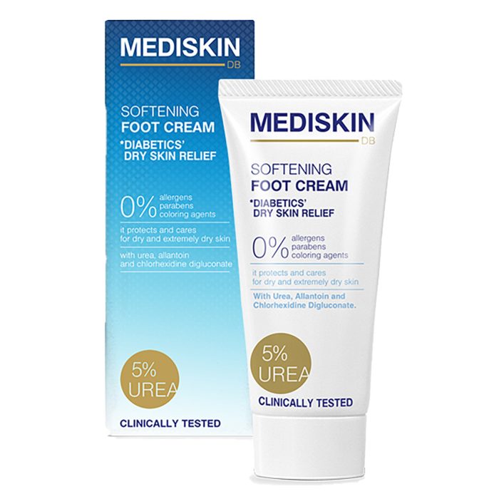 ميدي سكين – كريم خاص للقدم السكري مع 5% يوريا 75 مل
