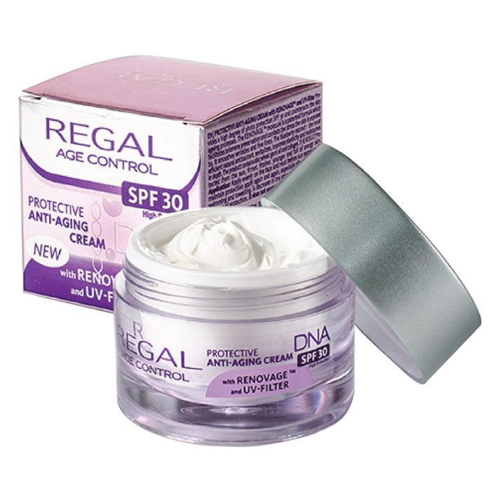 ريغال - كريم حماية من البشرة من علامات تقدم السن وحماية من الشمس 45 مل