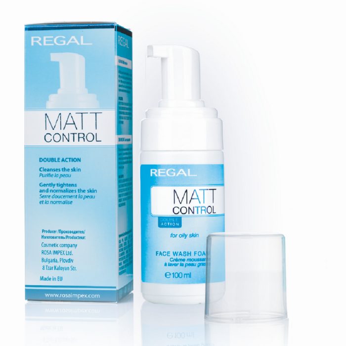 Regal Matt Control Foam ريغال –غسول رغوي للوجه للبشرة الدهنية 100 مل