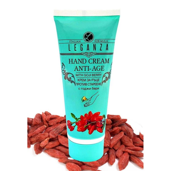 Leganza Hand cream ليغانزا – كريم لليد مضاد للشيخوخة مع غوجي بيري 75 مل