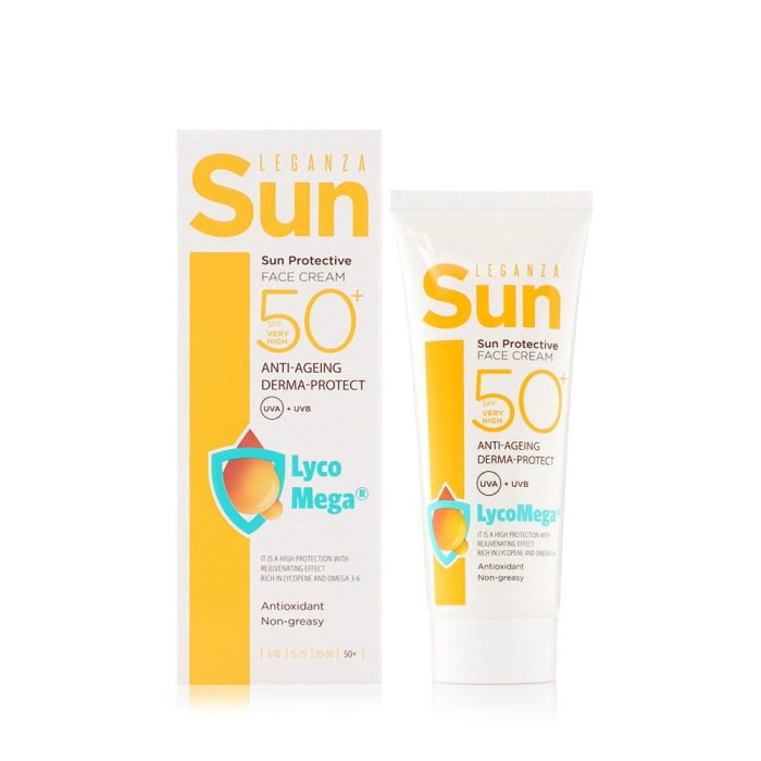 ⁦ليجانزا - كريم حماية من الشمس SPF+50 للوجه 75 مل⁩ - الصورة ⁦4⁩